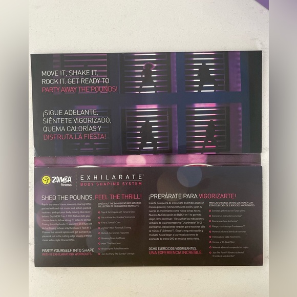 Zumba Exhilarating Body Sculpting System 7 Workout DVDs and Toning Sticks - Picture 6 of 7